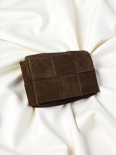 Bolso Piel Ante Chocolate  [0]