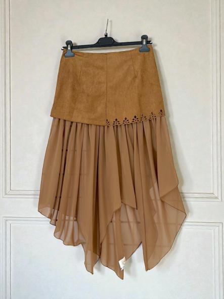 Falda Lupita Camel [0]