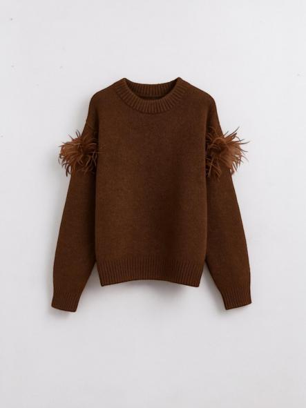 Jersey Mohair Marrón