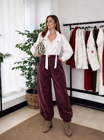 Pantalón Anara Burdeos 