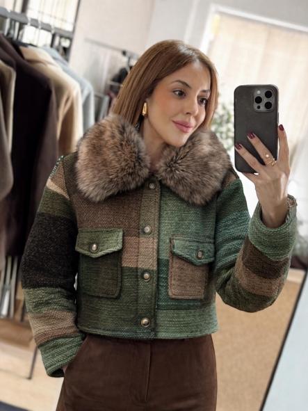 Abrigo Lana Duom Verde