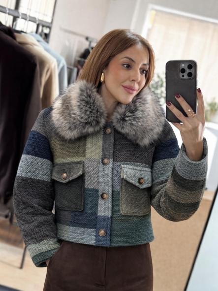 Abrigo Lana Duom Gris