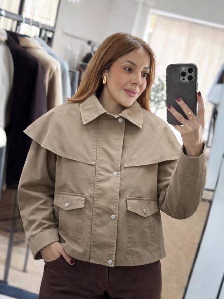 Chaquetón Idoya Tostado