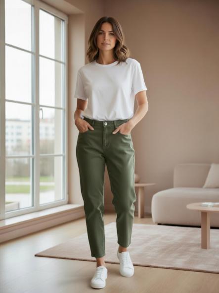 Jeans MomFit 8059 Verde 