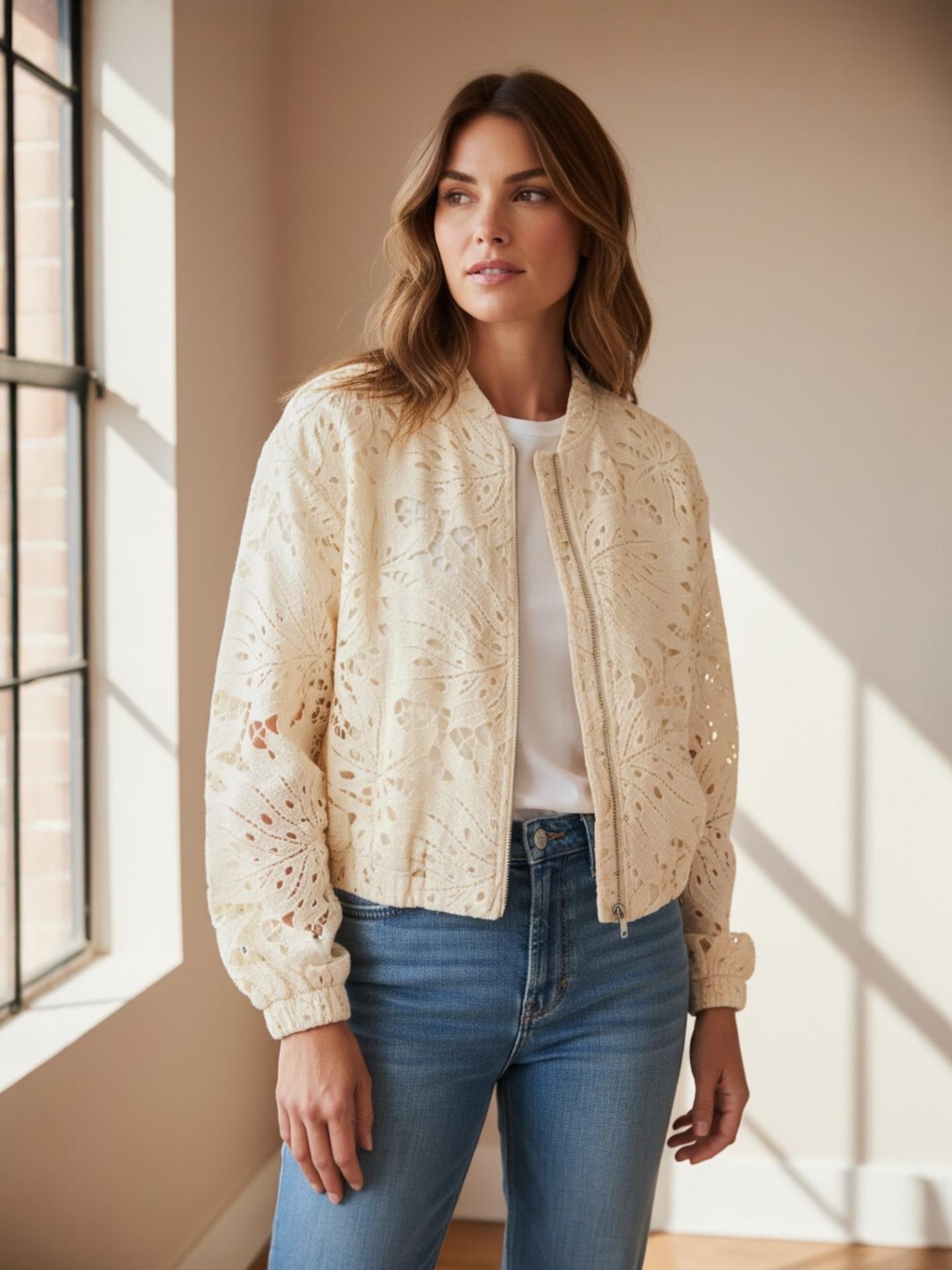Bomber Diana Beige