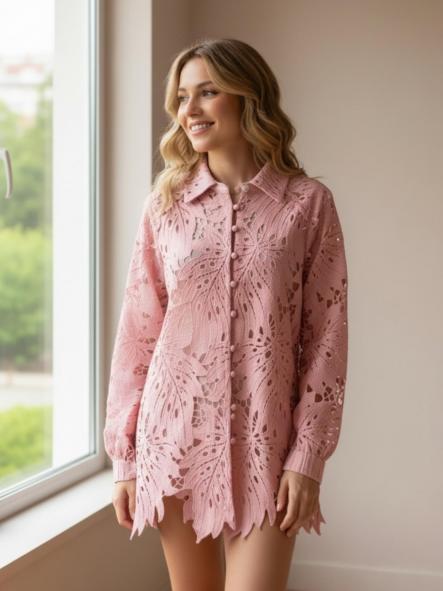 Camisa Atienza Rosa