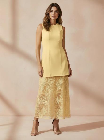 Vestido Gabanna Vainilla