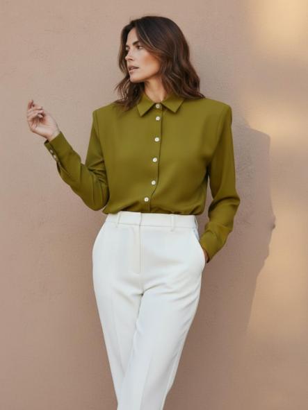 Camisa Federica Verde [2]