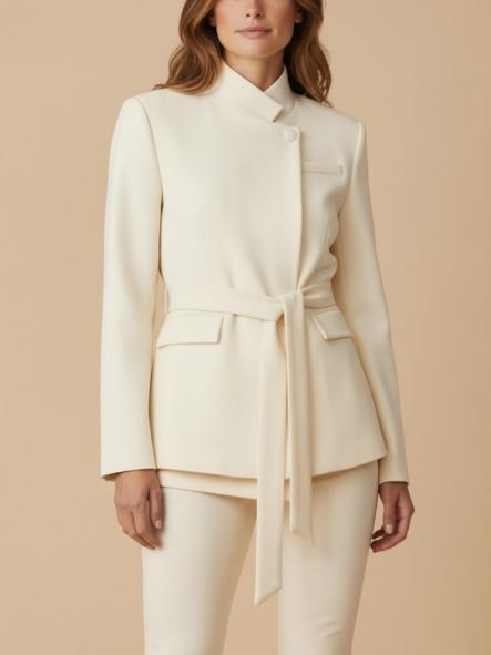 Blazer Sack Blanco Roto