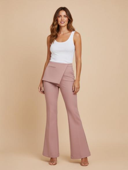 Pantalón Sack Rosa Empolvado