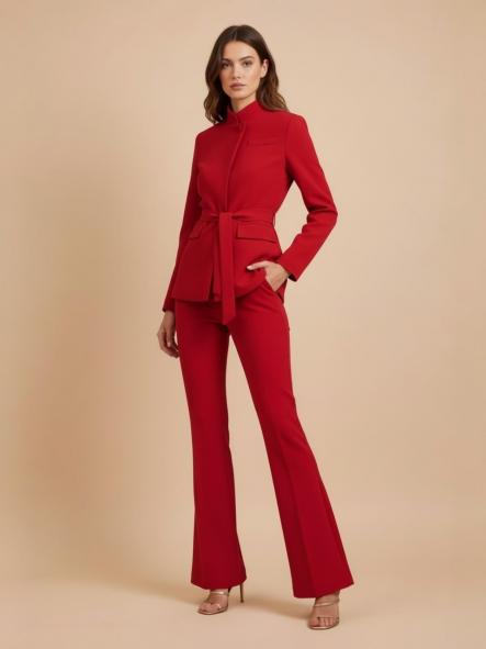 Blazer Sack Rojo Valentino [3]