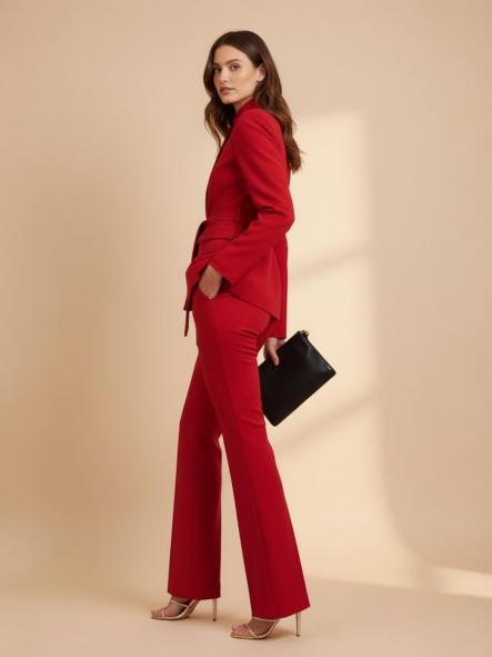 Blazer Sack Rojo Valentino [2]