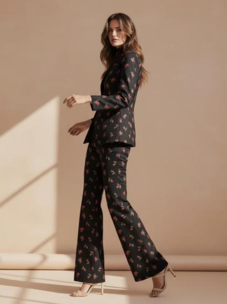 Pantalón Iria Flower Rosa 