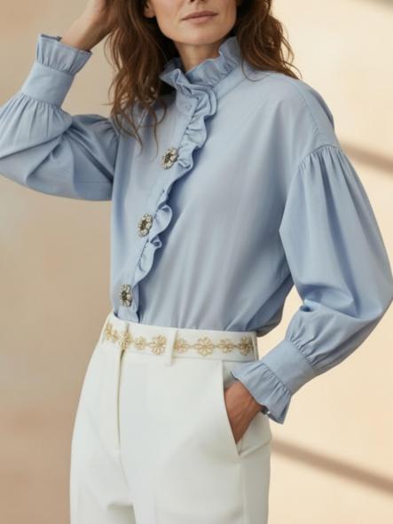 Camisa Silvia Azul  [1]