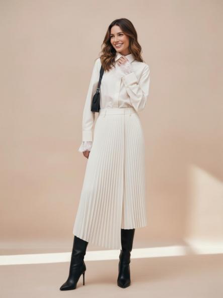 Falda Cuore Blanco Roto