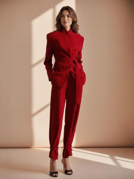 Pantalón Cool Rojo Valentino