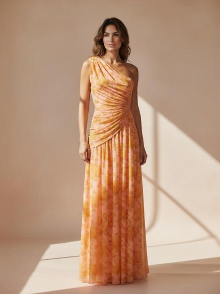 Vestido Liberty Multiposición Coral