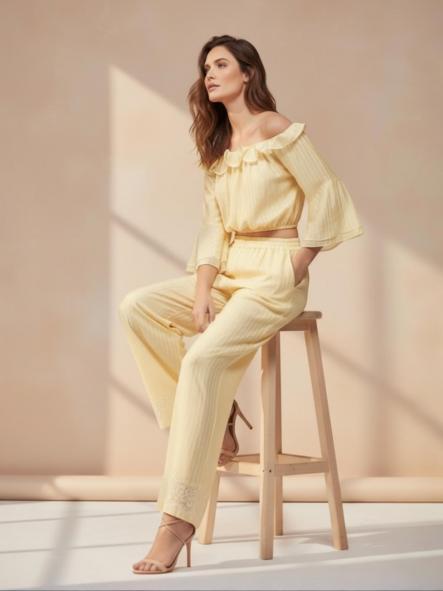 Pantalón Sonia Vainilla   [0]