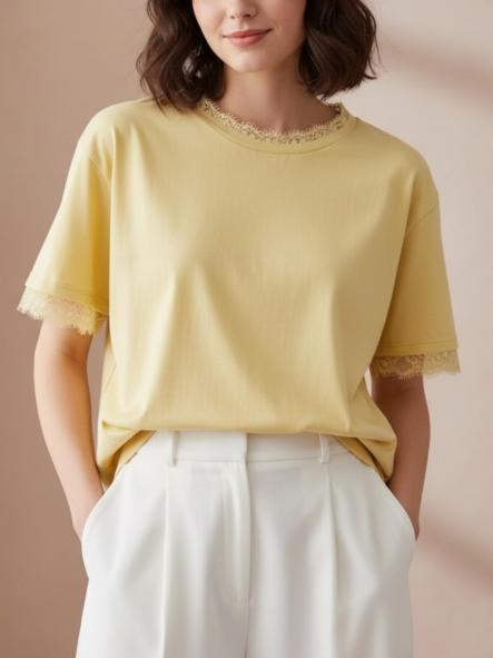 Camiseta Suances Vainilla