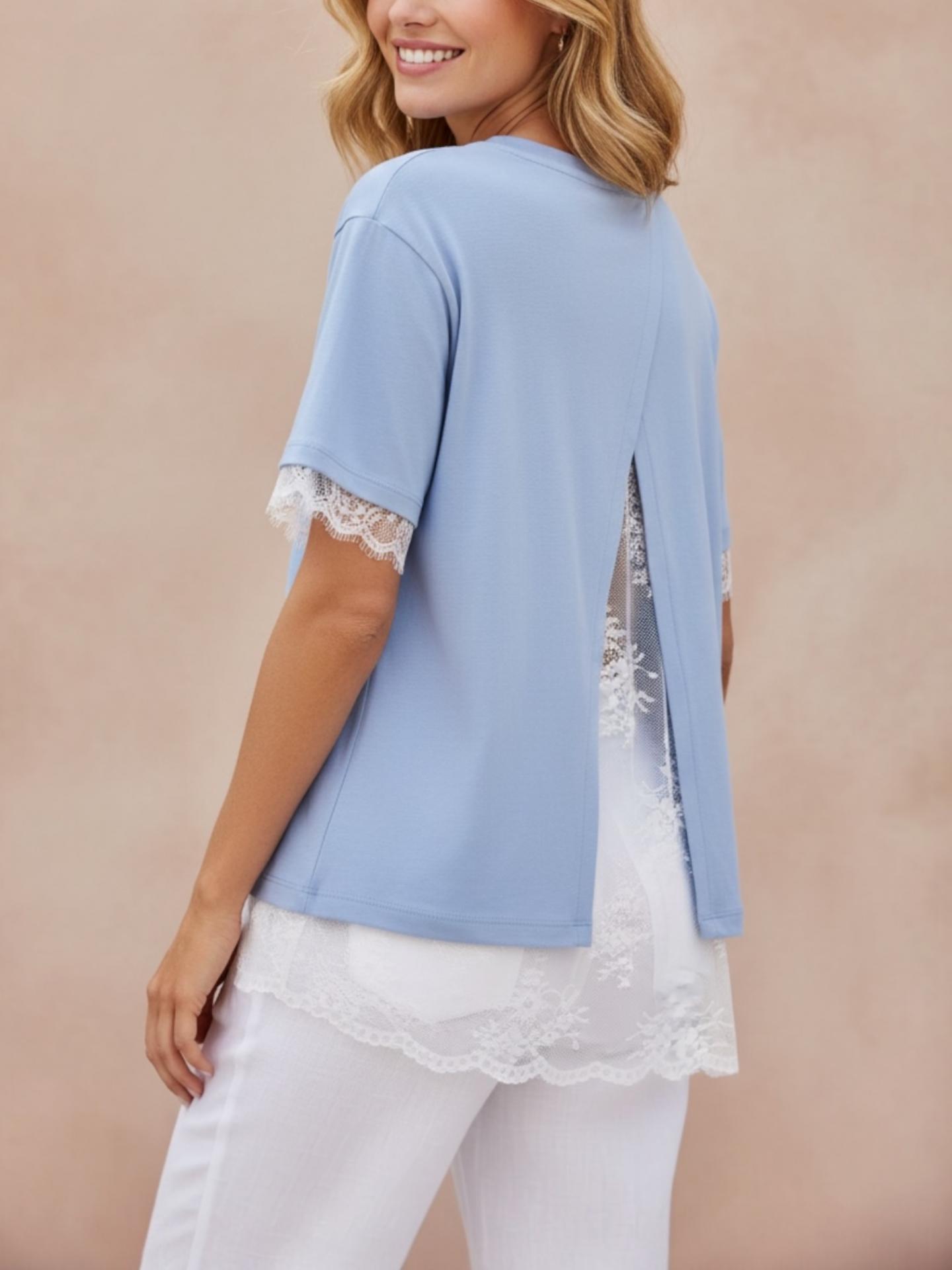 Camiseta Wedd Celeste