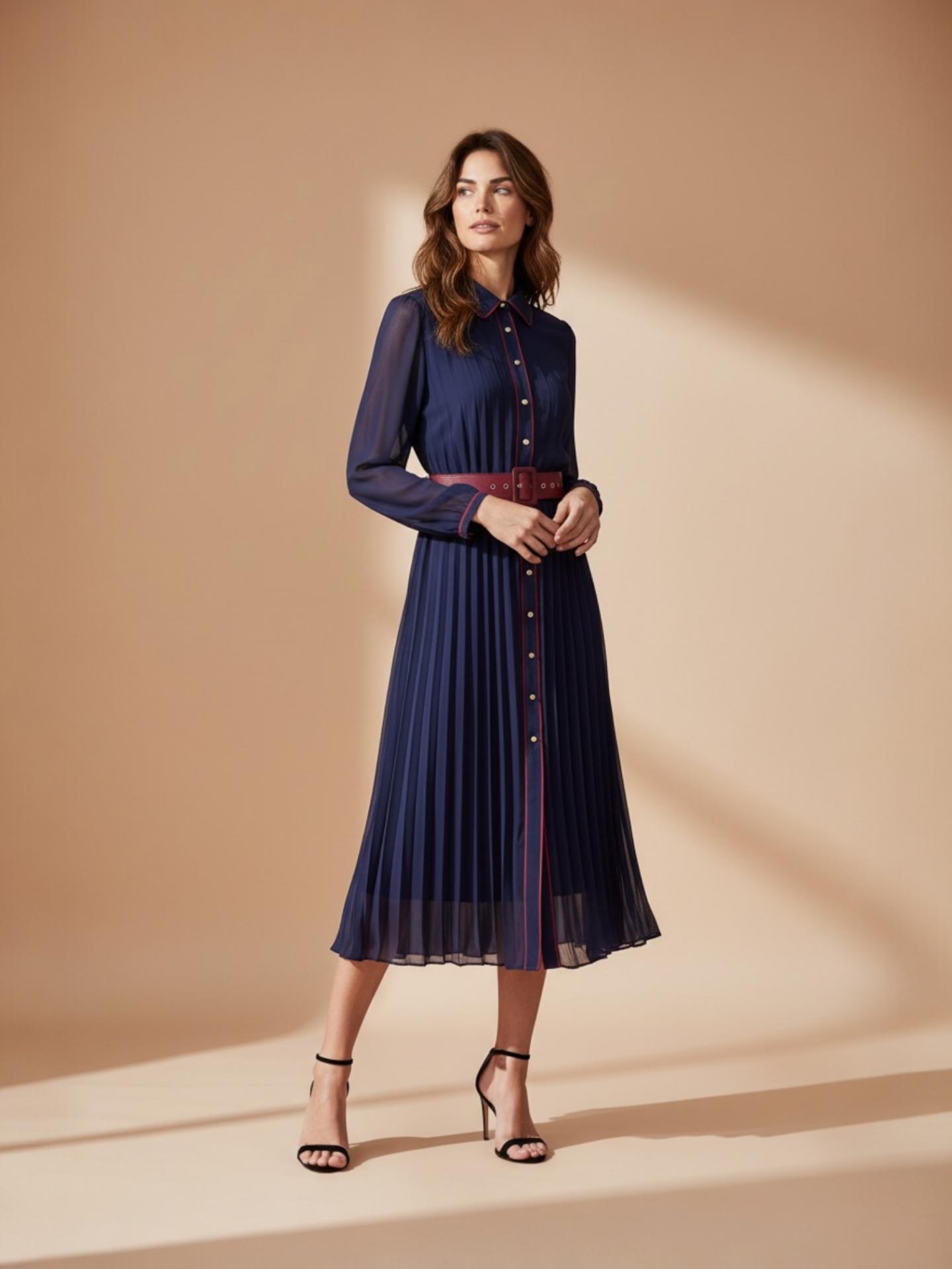 Vestido Eider Marino