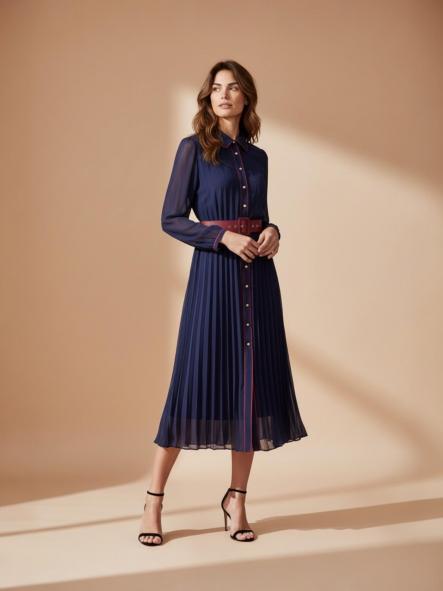 Vestido Eider Marino