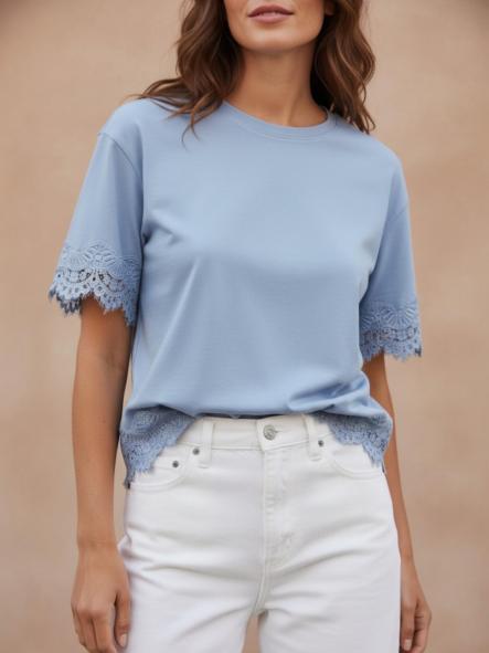 Camiseta Ivonne Celeste