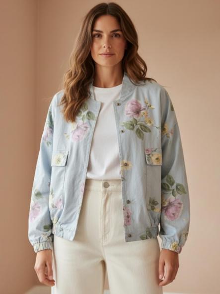 Chaqueta Triana Celeste