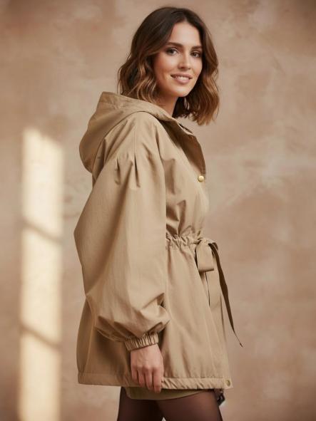 Gabardina Diera Camel  [0]
