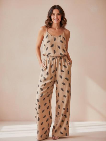 Pantalón Luvia Camel [0]