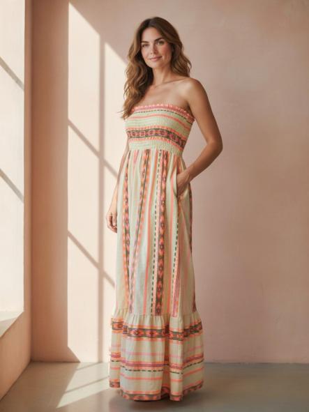 Vestido Étnic Vainilla