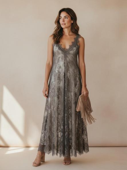 Vestido Loure Marrón  [0]