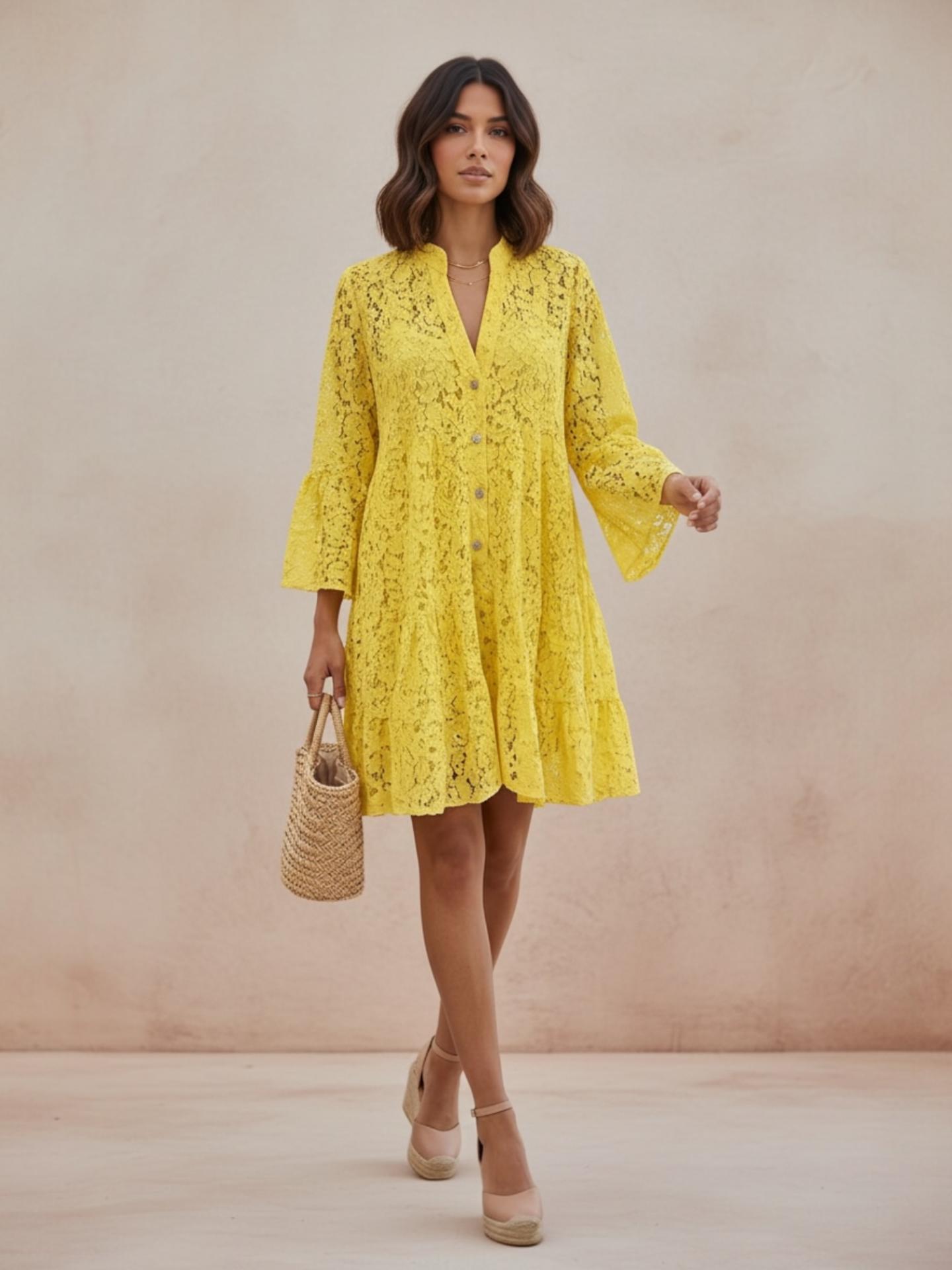 Vestido Reisa Amarillo