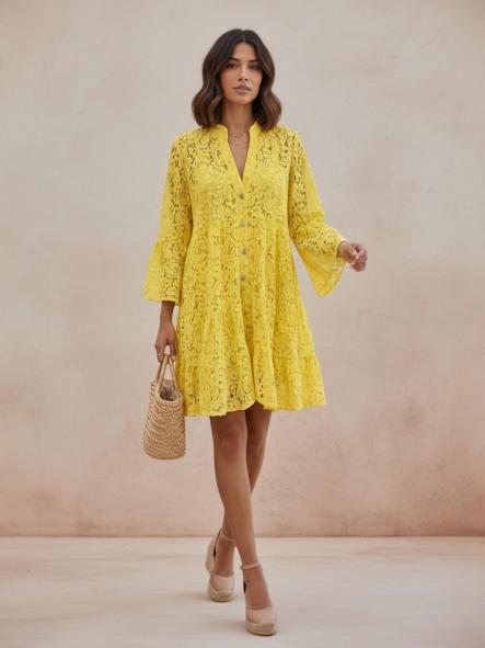 Vestido Reisa Amarillo