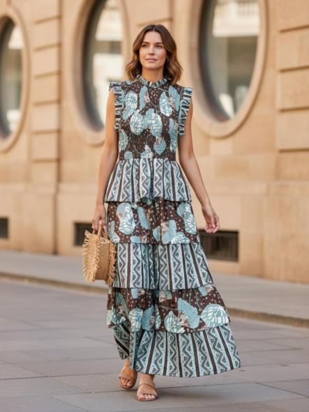 Vestido Abril Turquesa  [0]