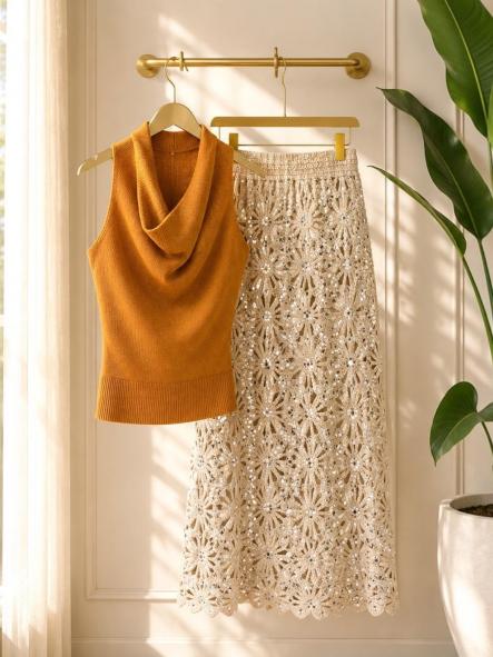 Falda Aust Crochet [0]