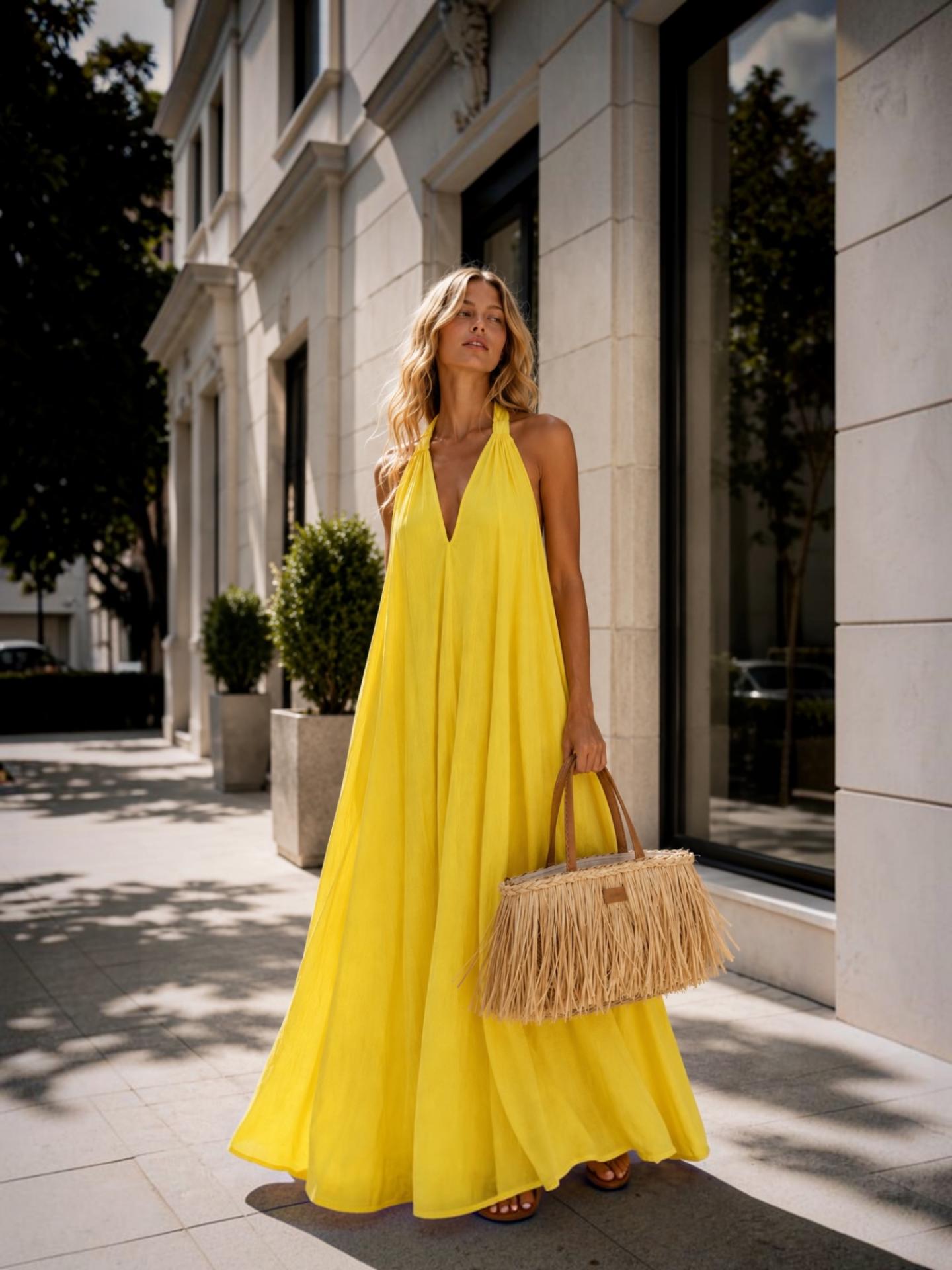 Vestido Amalfi Amarillo