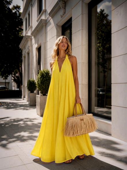 Vestido Amalfi Amarillo