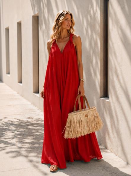 Vestido Amalfi Rojo [0]