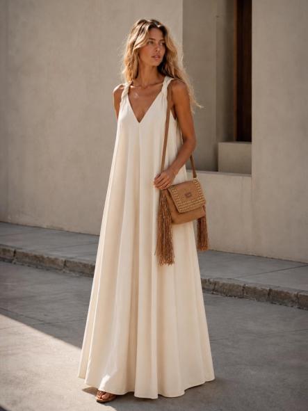 Vestido Amalfi Crudo