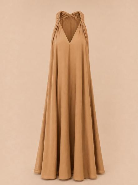 Vestido Amalfi Camel