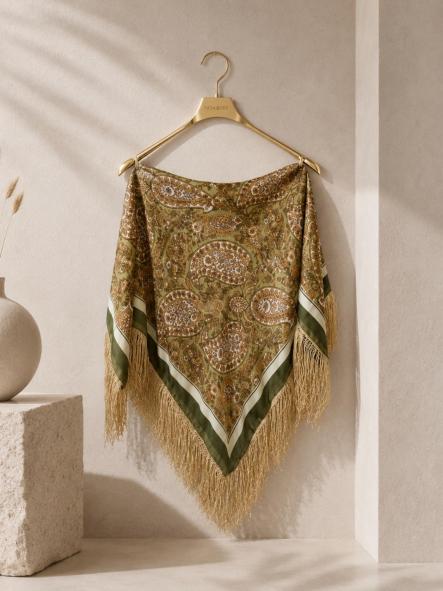 Pañuelo Flecos Glitter 13
