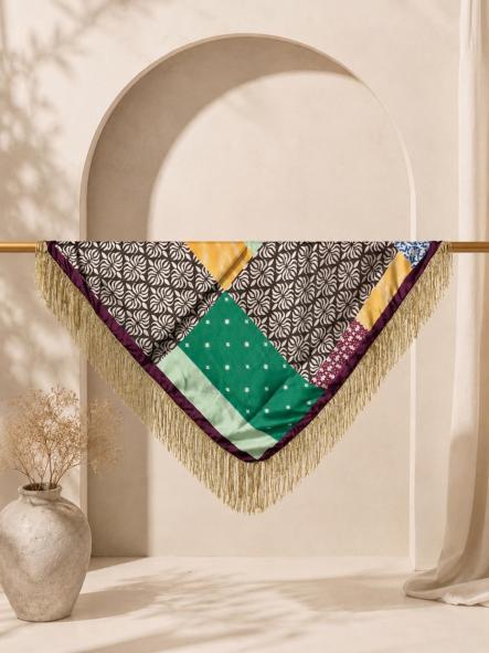 Pañuelo Flecos Glitter 14