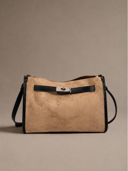 Bolso Olsette Serraje Beige [0]