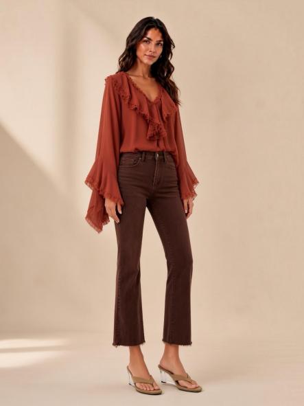 Jeans Faja Moldeadora Marrón   [0]