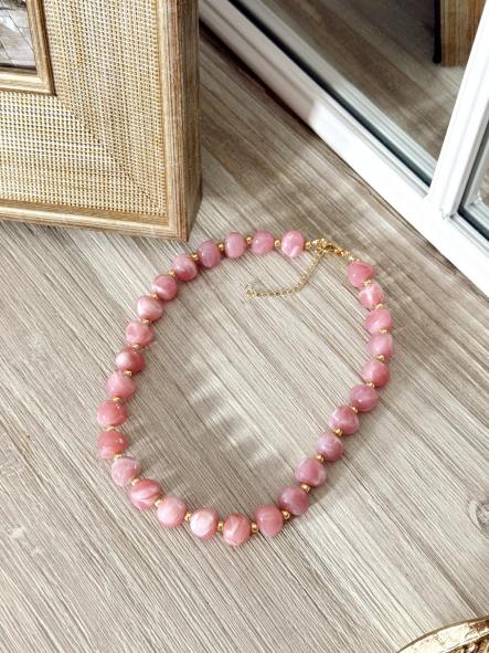 Collar Conchas Rosa