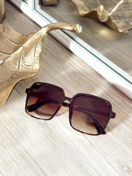 Gafas Cuadrada Marrón  [1]