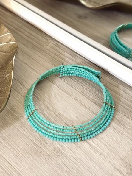 Choker Fino Turquesa