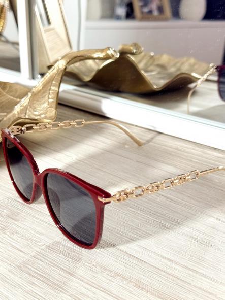 Gafas Patilla Dorada Burdeos  [0]