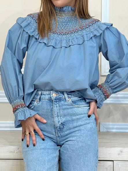 Blusa Touluse Azul